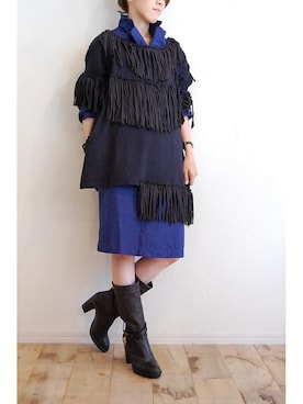 「MANA（マナ）のアイテム」を使った、chaosbohemiaさん（レディース・156cm）の秋コーディネート