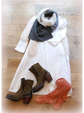 「アイテム（タイツ/ストッキング）」を使った、chaosbohemiaさん（レディース・156cm）の秋コーディネート