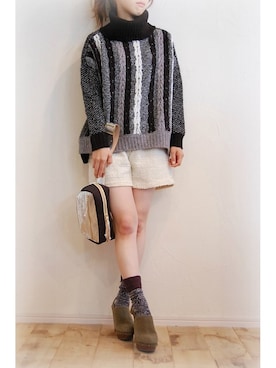 「アイテム（ボディバッグ/ウエストポーチ）」を使った、chaosbohemiaさん（レディース・156cm）の秋コーディネート