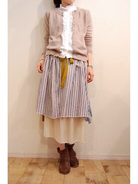 「寒い」｜chaosbohemiaさん（レディース・156cm）の冬コーディネート