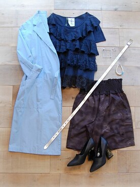 「Jeffrey Campbell（ジェフリーキャンベル）のアイテム（パンプス）」を使った、chaosbohemiaさん（レディース・156cm）の冬コーディネート