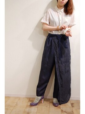 「MANA（マナ）のアイテム」を使った、chaosbohemiaさん（レディース・156cm）の春コーディネート