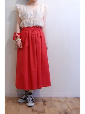 「RehersalL（リハーズオール）のアイテム」を使った、chaosbohemiaさん（レディース・156cm）の春コーディネート