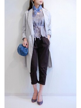 「MANA（マナ）のアイテム（シューズ）」を使った、chaosbohemiaさん（レディース・165cm）の春コーディネート