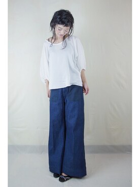 「RehersalL（リハーズオール）のアイテム」を使った、chaosbohemiaさん（レディース・156cm）の春コーディネート