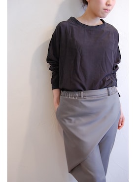 「RehersalL（リハーズオール）のアイテム」を使った、chaosbohemiaさん（レディース・156cm）の春コーディネート