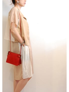 「saranam（サラナン）のアイテム」を使った、chaosbohemiaさん（レディース・165cm）の夏コーディネート