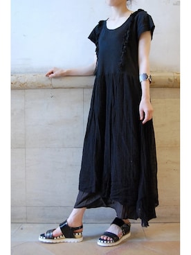 「MANA（マナ）のアイテム」を使った、chaosbohemiaさん（レディース・156cm）の夏コーディネート