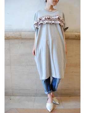 「margaux（マルゴー）のアイテム」を使った、chaosbohemiaさん（レディース・156cm）の夏コーディネート