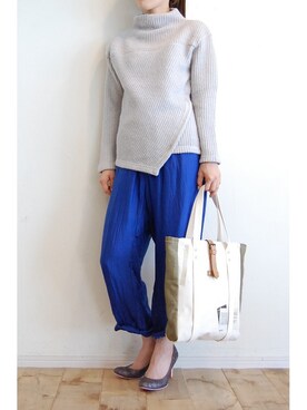 「Xapis（カピス）のアイテム」を使った、chaosbohemiaさん（レディース・156cm）の秋コーディネート