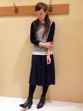 やまぎしさん（レディース・165cm）の冬コーディネート