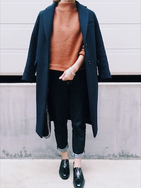 HEMMY.さん（レディース・157cm）の冬コーディネート