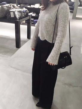 「OPENING CEREMONY（オープニングセレモニー）のアイテム（デニムパンツ）」を使った、HEMMY.さん（レディース・157cm）の秋コーディネート