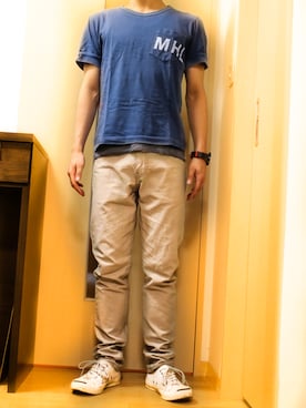 「ANDROID（アンドロイド）のアイテム」を使った、さいとうさん（メンズ・167cm）の夏コーディネート