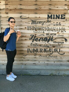 「Caffe（カフェ）のアイテム（食器/キッチン）」を使った、りょーたろーさん（メンズ・175cm）の春コーディネート
