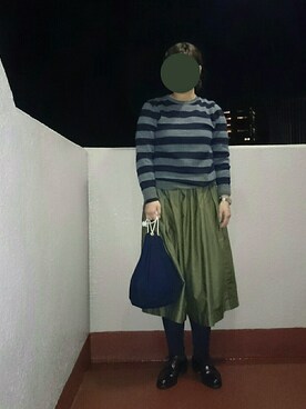 「chimala（チマラ）のアイテム（バッグ）」を使った、ﾌﾟﾚｲﾘｨさん（レディース・163cm）の秋コーディネート