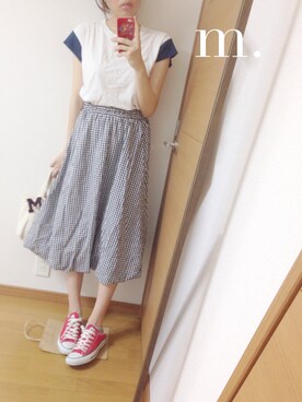 m.さん（レディース・162cm）の夏コーディネート
