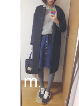 m.さん（レディース・162cm）の冬コーディネート