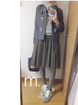 m.さん（レディース・162cm）の冬コーディネート