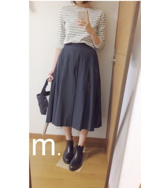 m.さん（レディース・162cm）の秋コーディネート