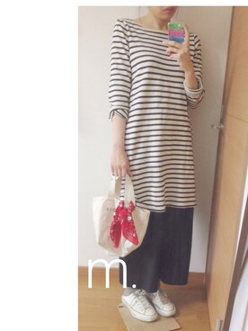 m.さん（レディース・162cm）の春コーディネート