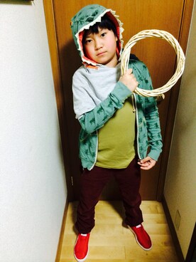 小城原颯太さん（キッズ・143cm）の春コーディネート