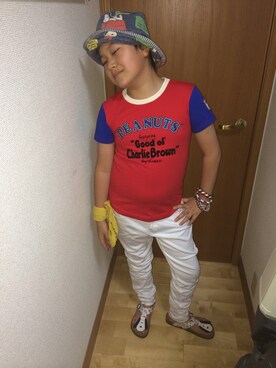 小城原颯太さん（キッズ・145cm）の春コーディネート