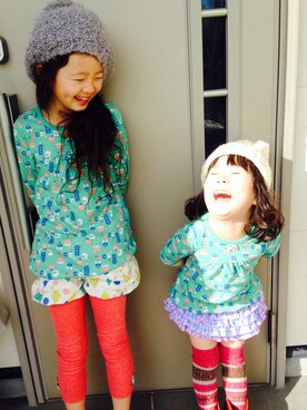 Yu Riさん(キッズ・100cm)の冬コーディネート
