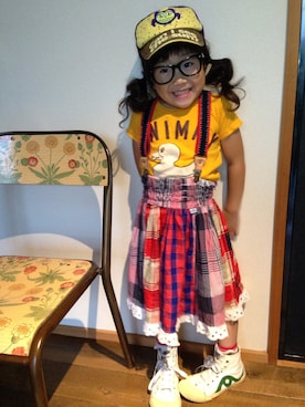 Yu Riさん（キッズ・100cm）の春コーディネート