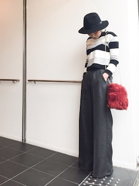 「Narcissus（ナルシス）のアイテム」を使った、Narcissus  crystaさん（レディース・160cm）の秋コーディネート