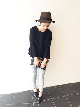 「【ACCESSORIES】（アクセサリーズ）のアイテム」を使った、Narcissus  crystaさん（レディース・162cm）の秋コーディネート