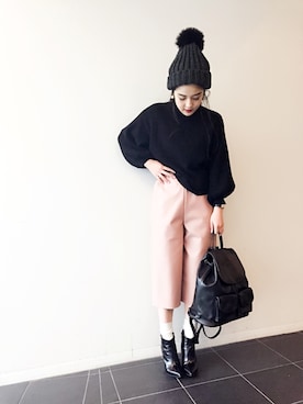 「coordinate」｜「アイテム（帽子）」を使った、Narcissus  crystaさん（レディース・162cm）の秋コーディネート