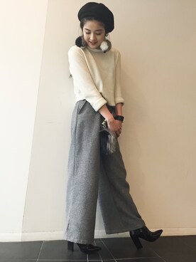 Narcissus  crystaさん（レディース・162cm）の冬コーディネート