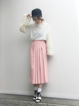 「coordinate」｜「アイテム（帽子）」を使った、Narcissus  crystaさん（レディース・158cm）の冬コーディネート