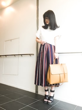 「RagsUnite（ラグズユナイト）のアイテム」を使った、Narcissus  crystaさん（レディース・162cm）の春コーディネート