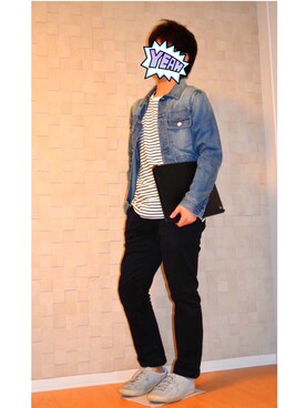 「DOLCE&GABBANA（ドルチェアンドガッバーナ）のアイテム（バッグ）」を使った、トシキさん（メンズ・173cm）の秋コーディネート