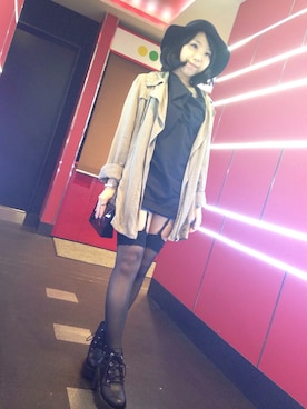 「GIVENCHY」｜「アイテム（ダウンジャケット/コート）」を使った、Phoebe_AKIさん（レディース・152cm）の秋コーディネート