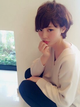 「JEANASIS（ジーナシス）のアイテム（ニット/セーター、ベージュ系）」を使った、あわわさん（レディース・160cm）の春コーディネート