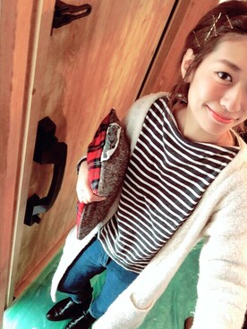 「アイテム（ブーティ）」を使った、ツミキ*さん（レディース・158cm・20代）の秋コーディネート