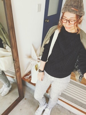 ツミキ*さん（レディース・158cm）の冬コーディネート