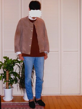 「Anachronorm（アナクロノーム）のアイテム（その他アウター）」を使った、hiro-yukiさん（メンズ・180cm）の秋コーディネート
