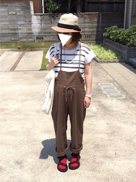 「mystic（ミスティック）のアイテム」を使った、saori*さん（レディース・152cm）の夏コーディネート