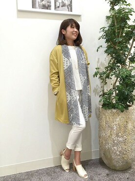 「boujeloud」｜「アイテム（ジャケット/アウター）」を使った、Bou Jeloudさん（レディース・156cm）の冬コーディネート