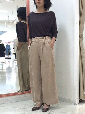 Bou Jeloudさん（レディース・155cm）の夏コーディネート