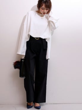 「Bab Bou Jeloud（バブブージュルード）のアイテム」を使った、Bou Jeloudさん（レディース・160cm）の秋コーディネート