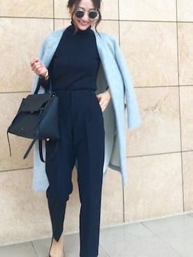 Bou Jeloudさん（レディース・160cm）の秋コーディネート