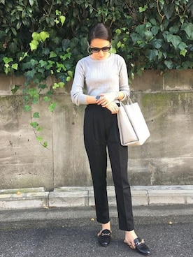 Bou Jeloudさん（レディース・160cm）の秋コーディネート