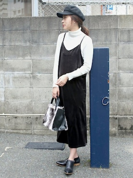 Bou Jeloudさん（レディース・160cm）の秋コーディネート