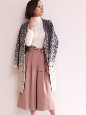 Bou Jeloudさん（レディース・160cm）の冬コーディネート