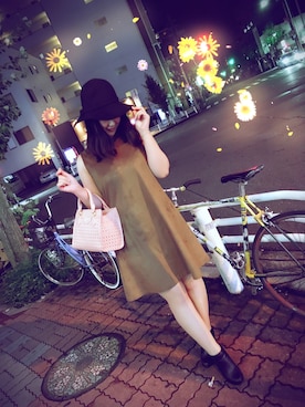 「アイテム（ブーティ）」を使った、YUKI❁さん（レディース・164cm・20代）の秋コーディネート